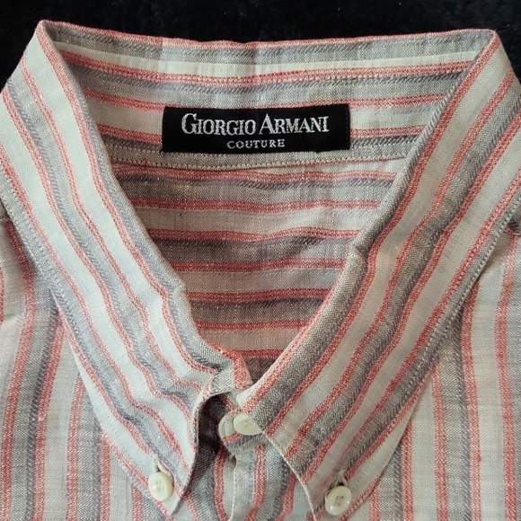 Giorgio Armani Couture His First Label & Rarely Seen Linen Mens L - Picture 2 of 10